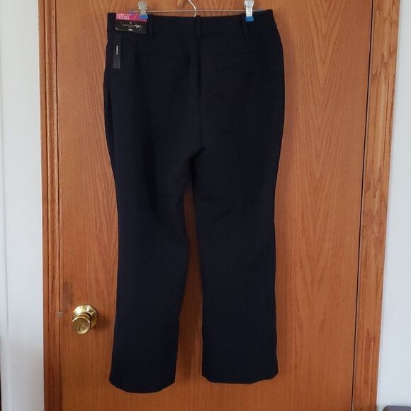 NWT Worthington Navy Blue Curvy Fit Perfect Trouser Pants SZ 8PS - Picture 2 of 5